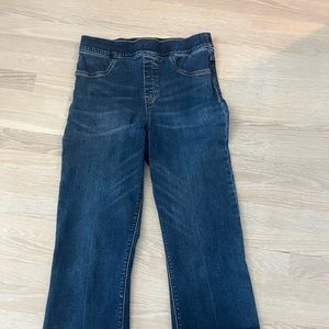 Spanx Size Medium Crop Flare Jeans